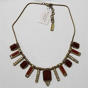 SILPADA KR Mirage Necklace~ Brass Crystal Resin ~Red~KRN0088 New with tags attac - Picture 1 of 8