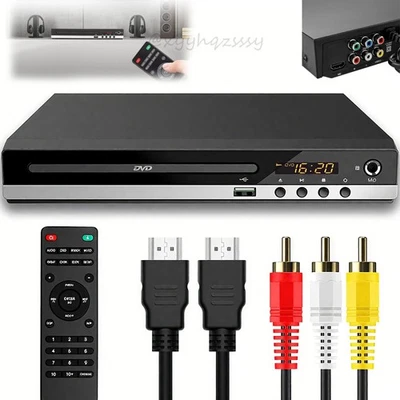 UHD HD CD DVD Spieler mit HDMI USB AV Anschluss mit Fernbedienung für TV Player - Bild 1 von 4