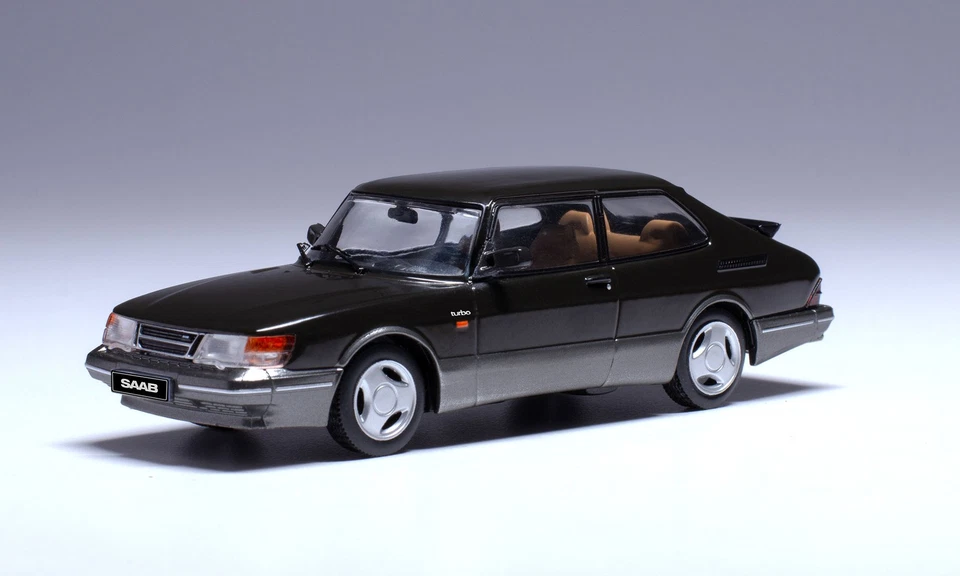 Ixo CLC577N 1/43 Saab 900 Turbo 1988 Modello Auto Nera - Immagine 1 di 1