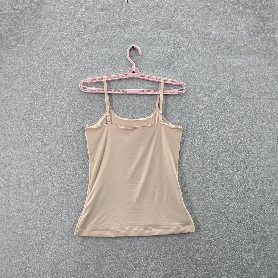 SPANX Women Tank Top L Beige Nylon Spandex Shapewear Camisole Scoop Neck - Image 1 of 4