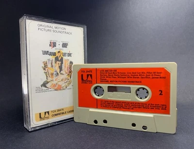 LIVE & LET DIE Soundtrack Cassette TCK29475 **UK 1ST ISSUE 1973** RARE McCARTNEY - Image 1 of 4