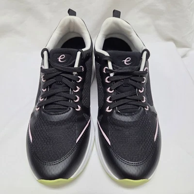 Easy Spirit Scamper Mujer 8W Negro Cómodo Caminar Tenis Anchos Informales Zapatos Foto 1 de 4