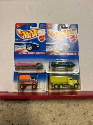 Hot Wheels 1995 Real Riders Series Set Of 4 Cars 1/64 - Image 1 of 4