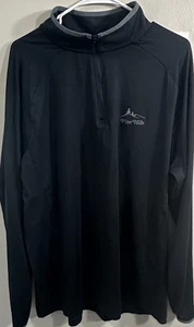 Pine Hills Golf Club, 2X, Under Armour Golf 1/4 Zip Black Jacket - Picture 1 of 7