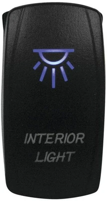 Dragonfire Interior Light On/Off Switch - Blue ATV/UTV 521377 dfr521377 - Image 1 of 3