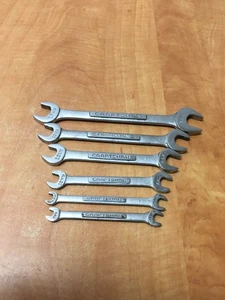 Craftsman Vintage V Metric Double Open End 6pc Wrench Set 6mm To 19mm USA Made - Picture 1 of 8