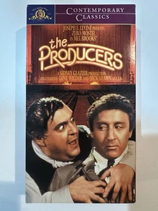 The Producers VHS Comedy Mel Brooks Gene Wilder MGM Contemporary Classics 2000 - Imagen 1 de 6