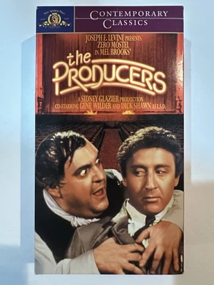 The Producers VHS Comedy Mel Brooks Gene Wilder MGM Contemporary Classics 2000 - Image 1 of 4