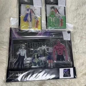 Hunter x Hunter Acrylic Stand Diorama Set of 3 Gon Kurapika Youpi Shaiapouf - Picture 1 of 18