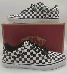 Vans Seldan Herren Größe 10 Schachbrettmuster schwarz weiß Skateboardschuhe VN000CT3BA2 - Bild 1 von 9