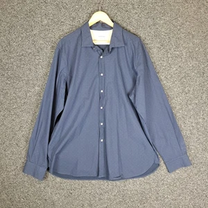 Trenery Button Up Shirt Size XXXL Mens Blue Long Sleeve - Picture 1 of 8