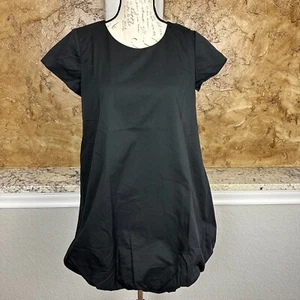 Amanda Uprichard Chandler Dress Women Small Mini Pockets Bubble Skirt Black - Picture 1 of 11