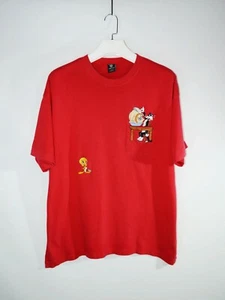 Vintage Warner Bros 1998 Looney Tunes Embroidered Tweety Sylvester Hector - Picture 1 of 6