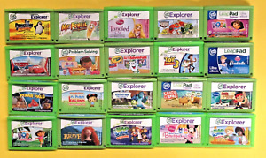Lot of 20 Leap Frog Leapster Explorer Leap Pad Learning Game Cartridges Only