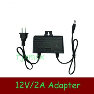AC to DC 12V 2A Outdoor Power Supply Adapter for Security Cameras Waterproof - Picture 1 of 7