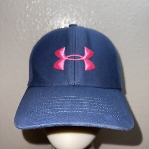 Under Armour Youth Blue Pink Baseball Adjustable Hat