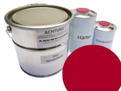 1 Liter Set 2K Car Paint for Suitable Toyota 3E5 Super Red 2 No Clear Varnish - Image 1 of 2