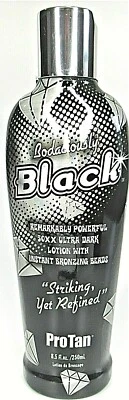 Pro Tan Bodaciously Black Tanning Lotion 8.5oz 50XX Ultra Dark w/ Bronzing Beads - Image 1 of 4