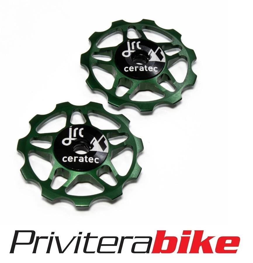 PULEGGIE JRC COMPONENTS CERAMIC JOCKEY WHEELS 11T DPW-0005-RCG Foto 1 de 2