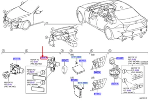 LEXUS IS MK3 Front Parking Sensor NO.18934153010A0 NEW GENUINE - Picture 1 of 2