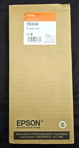 Epson T824A Genuine 350ml Orange Ink Cartridge - Picture 1 of 3