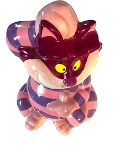 Disney Vintage Cheshire Cat Ceramic Cookie Jar Displayed Only VG Condition - Picture 1 of 9
