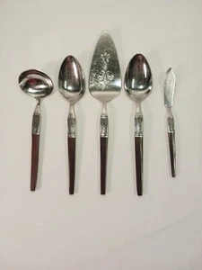 Ekco Eterna LA JOYA Stainless Steel Japan Flatware Serving Set 5 Pieces - Picture 1 of 10