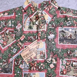 Camisa Hawaiana Navidad Reyn Spooner RARA 2013 NUEVA CON ETIQUETAS Mele Kalikimaka M Y Nueva con Etiquetas - Imagen 1 de 10