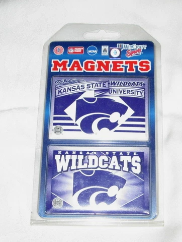 KANSAS STATE WILDCATS 2-PACK MAGNET SET #04 - NEW Cover
