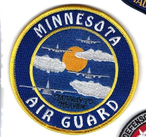 PATCH USAF 133rd AIRLIFT WING STAIRWAY TO HEAVEN MINNESOTA AIR GUARD B8-44 - Picture 1 of 1