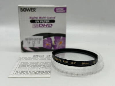 Bower High Quality Digital Multi Coated Pro DHD UV Filter 55mm Made in Japan New - Image 1 of 4