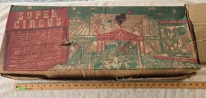 Marx Super Circus Playset w/ OB, Rings , Lights, Animals, Circus Wagons,& Papers - Picture 1 of 20
