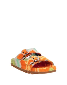 $1398 Missoni Men's Orange Sandals Textile Fibers-100% Authentic (Rare) US9-EU42 - Picture 1 of 10