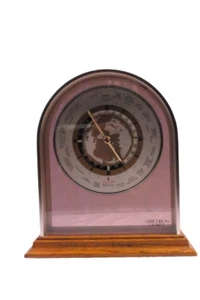 Verichron Quartz World Time Zone Mantle Clock - Picture 1 of 10