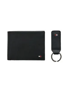 Tommy Hilfiger Monedero SET GP Eton CC y Moneda con Llavero Negro - Imagen 1 de 3