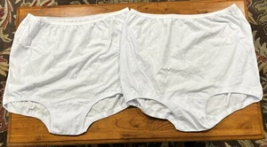 The Vermont Country Store Größe 12 Slip Höschen 100 % Baumwolle Unterwäsche Paket weiß - Bild 1 von 3
