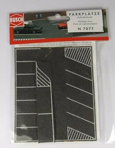 BNIB N GAUGE BUSCH 7077 CAR PARK / ROAD Self Adhesive  - Picture 1 of 2