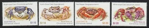 CHRISTMAS Island 2020 - CRABs Marine Life Design set of 4 MNH - Wildlife - Picture 1 of 1