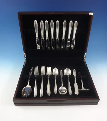 Juego de cubiertos Southern Charm de Alvin de plata de ley para 8 servicio 51 piezas Foto 1 de 4