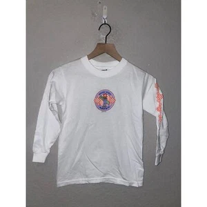 Youth Anvil Snow Girl Aspen Ski Skiing Graphic Long Sleeve Shirt Kid's Small - Picture 1 of 8