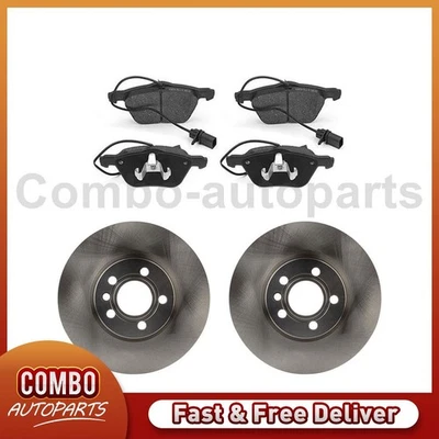 Rotores de disco delanteros almohadillas semimetálicas para Volkswagen EuroVan Volkswagen Sharan Foto 1 de 4