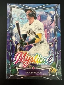 2025 Topps Update JACOB WILSON Mystical RC MYS-6 ATHLETICS 2 - Picture 1 of 2