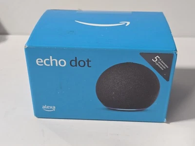 Amazon Echo Dot 5th Gen. Smart Speaker - Black -Brand New Sealed In Box - Image 1 of 4