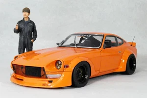 Modelo de encendido 1/18 Star Road Fairlady Z (S30) naranja personalizado con... - Imagen 1 de 3