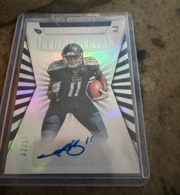 2019 Panini Passing The Torch A.J. Brown Auto /15 Apprentice Ink Titans Eagles - Image 1 of 3