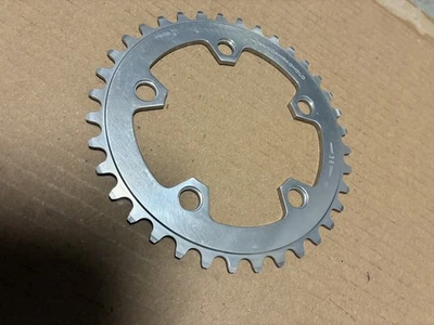 NOS 复古 Campagnolo Nuovo Record Triple 36 牙链 100 毫米 BCD — 第 1/4 张图片