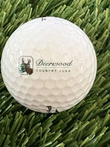 Deerwood Country Club Logo Golf Ball- Mount Holly New Jersey NJ - Picture 1 of 1