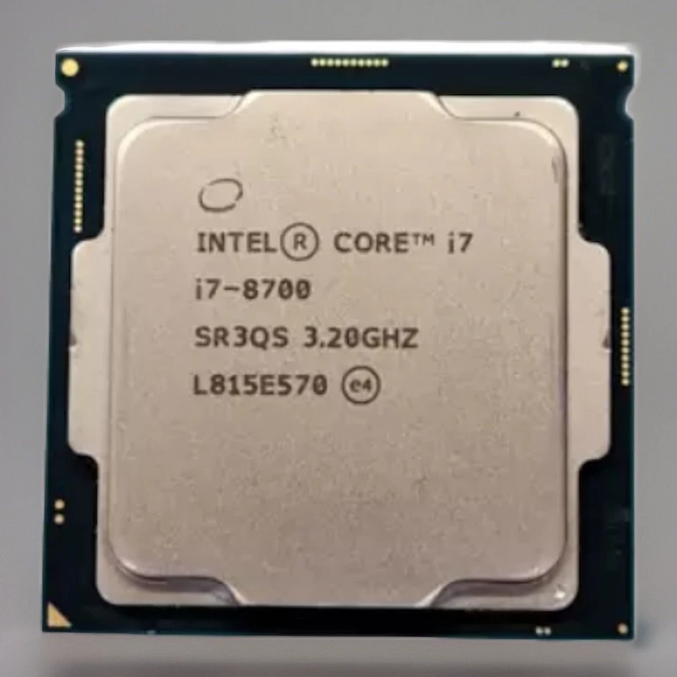 CPU de escritorio Intel Core i7-8700 3,20 GHz Socket LGA1151 SR3QS Foto 1 de 1