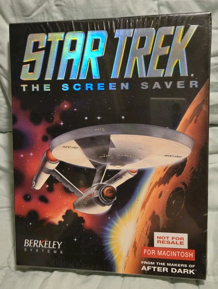 Star Trek: The Screen Saver - Windows- Berkley Systems -SEAL-Rare Not For Resale - Image 1 of 4