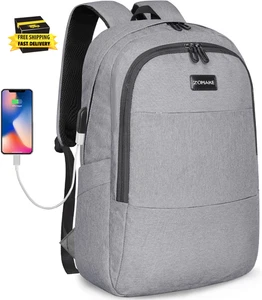 Reise Laptop Rucksack Wasserdicht Anti-Diebstahl Tasche mit USB Ladeanschluss und - Bild 1 von 4